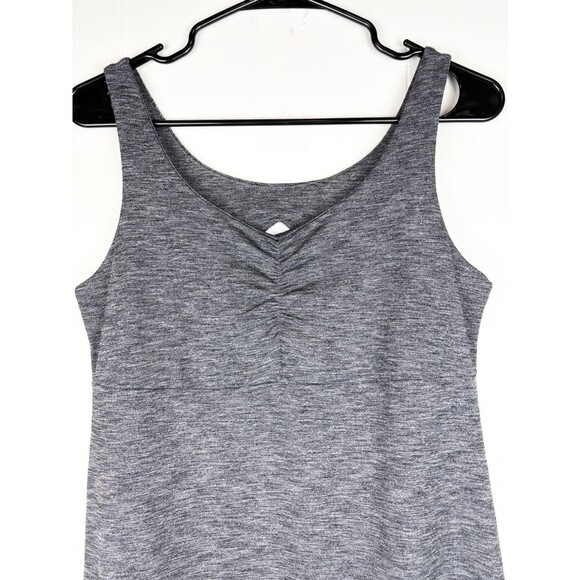 Womens Kuhl Mova Aktiv Athletic Tank Dress w Shelf Bra Heather Black/Gray MEDIUM - Picture 2 of 10